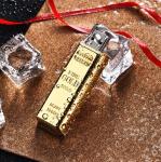 128GB Gold Bar Metal USB Flash Drive 2.0 8MB/S Full Memory OEM ODM
