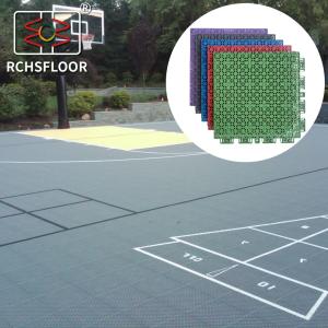 Quality Slip Resistant Polypropylene Interlocking Tiles Outdoor Basketball Court Mat wholesale