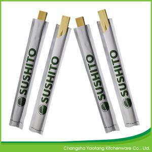 Quality Twins 21cm Disposable Natural Bamboo Chopsticks Open Paper Packing wholesale
