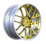 Brushed Gold Three Piece Forged Wheels 6061 T6 19 Inch 5x114 3 Piece Wheels