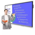 Aluminum Edging 86 Inch Smart Touch Interactive Whiteboard For Classroom