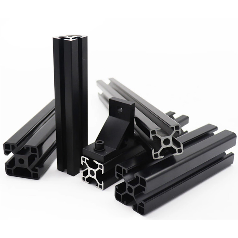 T8 Square Anodizing Aluminum Profile Sections Precise Cut To Size