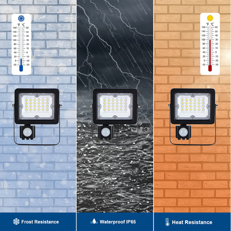 260V Security LED Floodlights Eave Mount 10 W 30 W 50 W Outdoor Motion Sensor Flood Light