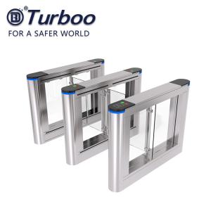 Quality Durable Turnstile Security Gate Splendid 10mm Transparent Acrylic Wings Panel wholesale