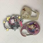 CMYK Printed Rock Climbing Buckle Anime Small Carabiner Keychain