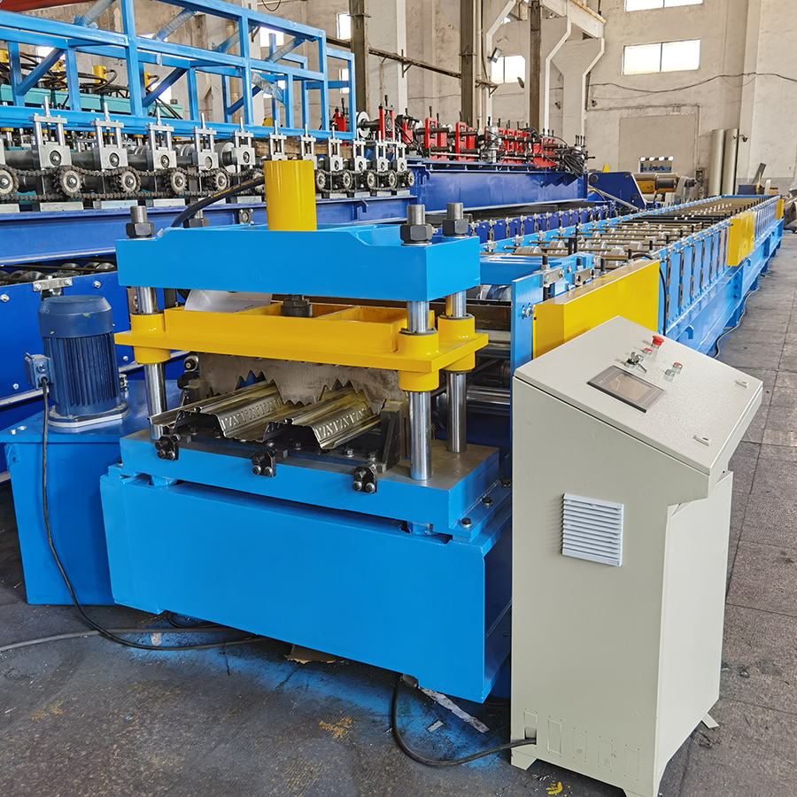 3Ph Floor Metal Deck Forming Machine Glazed Roll