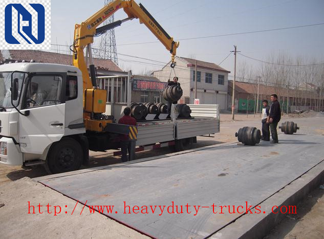 18 Ton 2 Axles Folding Arm Boom Loader / Truck Mounted Crane SQ360ZB4