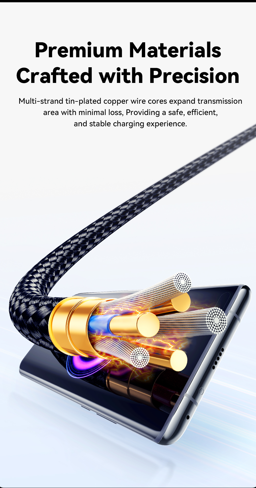 120W USB A To C Cable PP USB C Charging Cord ESSAGER ES-X45 Series