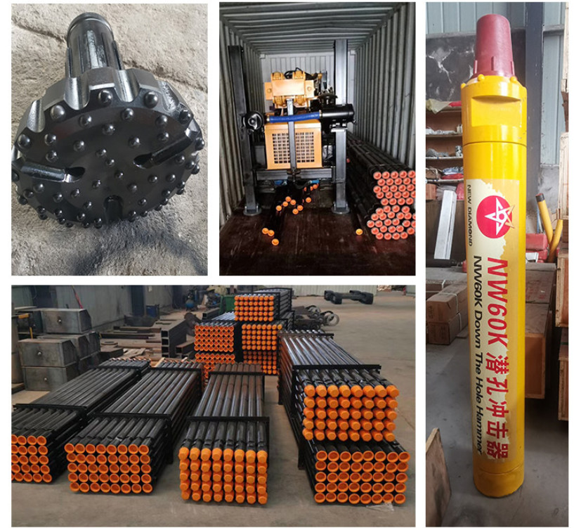 100m 9500KG Versatile Mobile Borehole Drilling Machine