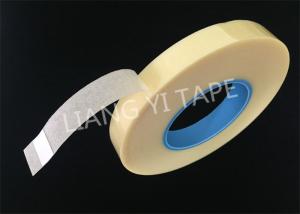 Quality Polyester Film Non Woven Fabric Tape , Rubber Adhesive Yellow Insulation Tape wholesale