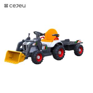 Quality Plastic Ride On Tractor/Music/Early education Light/ With manual push machine /Drag bucket wholesale