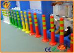 Flexible PVC Traffic Delineator Post for Station / Road Safe / Pavement 45cm