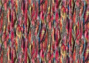 Quality Red Modern Living Room Wallpaper Wall Decoration With Vinyl Materials wholesale