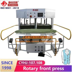 Quality Rotary 220V Automatic steam Press Cloth Machine , Steam Cloth Iron Press Machine steam heating system blazer suit wholesale