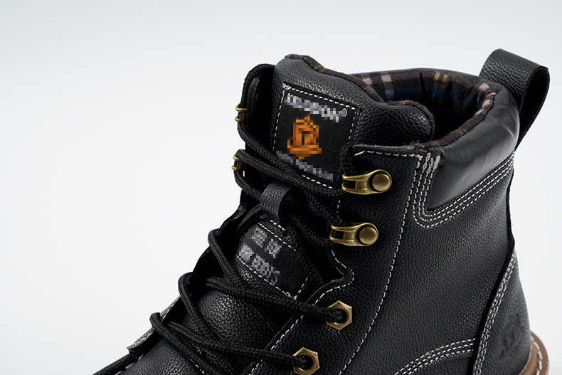 Anti-proof Work Shoes With PU Injection Molding Sole And Kevlar Midsole