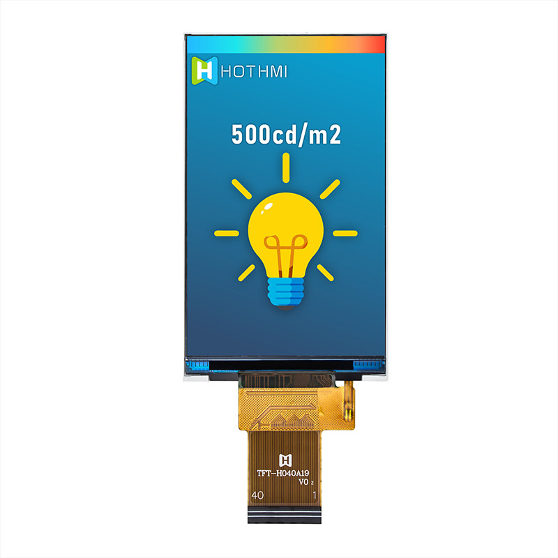 4.0 Inch IPS 480x800 Wide Temperature TFT Display Panel ST7701S For Industrial Computer