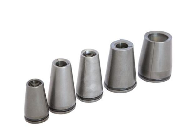 Alloy Steel Post Tensioning Wedge 20CRMNTI Surface Hardness For Anchoring Steel