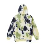Vintage Men Blank Terry Tie Dye Unisex Plain Hoodies Crewneck Streetwear