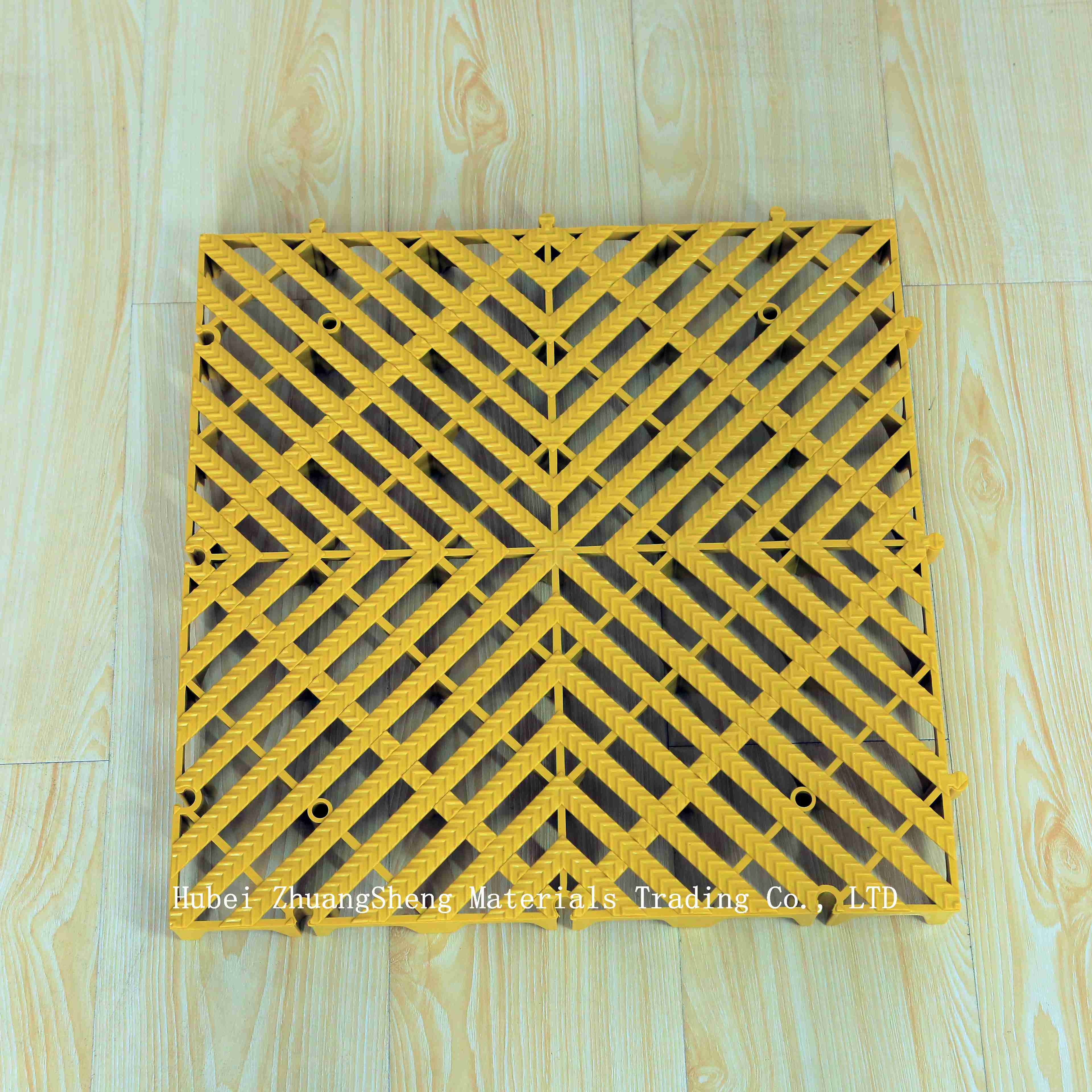 3.9mm Plastic Permeable Floor / Car Wash Grille Floor / Corrugated Plastic Floor Protection Sheets Board