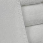 Rectangular 80% Cotton Small White Hand Towels