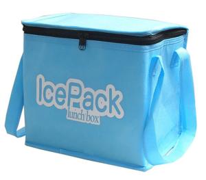 Quality Promotional Nonwoven Small Picnic Insulated Tote Bags with Hot Transfer Printed wholesale