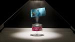 AC110-240V 3D Holographic Display Pyramid Transparent Screen Sheet Metal