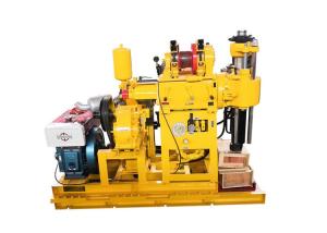 Quality Hydraulic Diesel Small Portable Water Well Drilling Rig / Soil Investigation Drilling Equipment wholesale