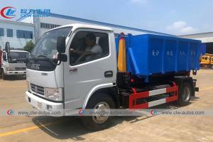 Quality Dongfeng Hydraulic Hook Auto Tipping Garbage Collection Truck 4-6 CBM wholesale