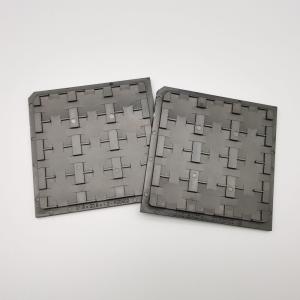 Quality Black Plastic Waffle Pack Tray ESD 12PCS High Temperature Tray wholesale