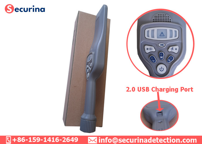 5V Power Supply Handheld Metal Detectors Security Screening With USB Charging