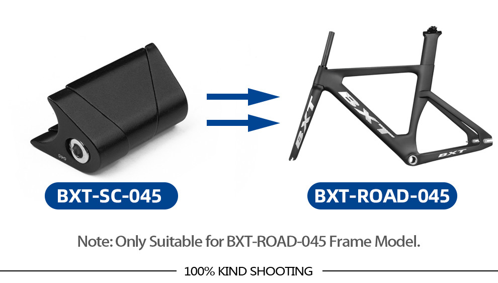 Bxt Road Bicycles Parts 7075 Hign Strength Aluminum Alloy Black Bike Seat Adjustment Clamp