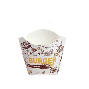 Quality Cardboard Food French Fries Packaging Box Takeaway Disposable Container wholesale