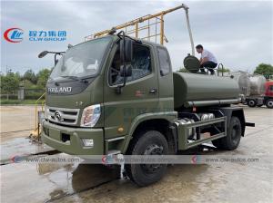Quality Left Hand Driving Foton 4x4 113HP Water Bowser Truck wholesale