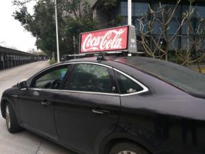 Quality New for advertising use RGB gull colour video taxi top led display wholesale