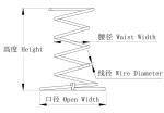 black Independent springs 2.5mm~4.1mm diameter for bonnel innerspring mattress