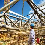 Single Span S235JR Space Frame Truss Building Bending For Gym