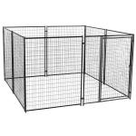 Powder Coated Heavy Duty Dog Crate Kennel With Roof