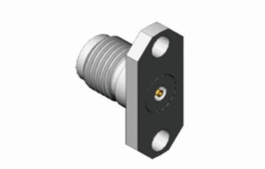 K2.92mm Female Stainless Steel 2-hole Flange RF Coaxial Connector With Micro