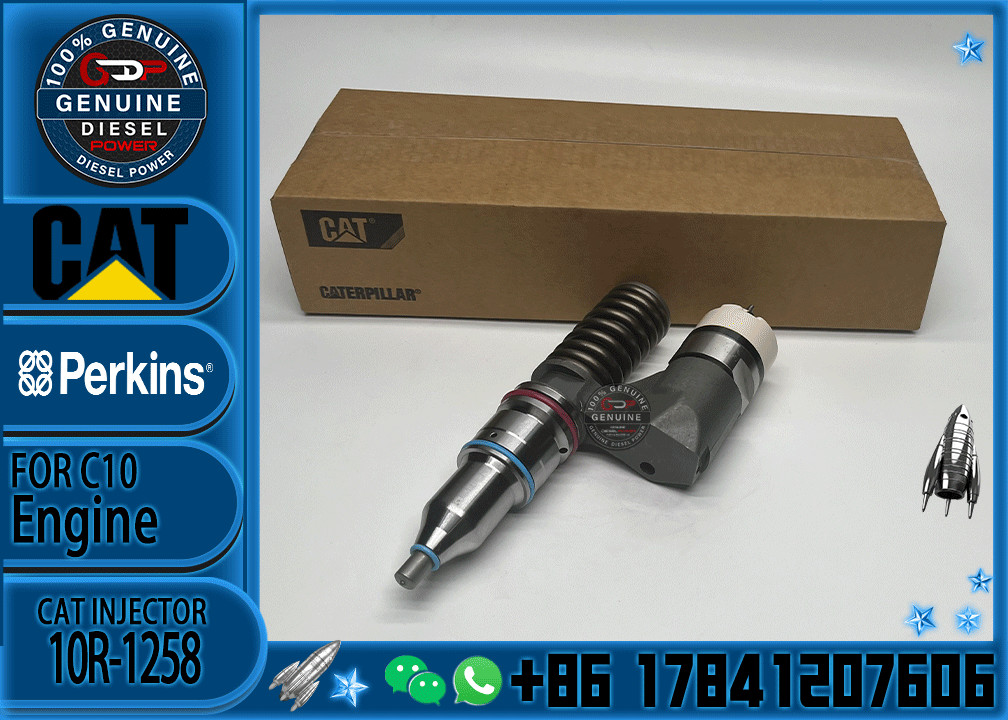 Diesel fuel injector 10R-1258 c12 injector 203-7685 2037685 for caterpillar c12 injector