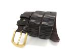 1 1/2 Inch Width Leather Men Casual Jeans Belt With Single Prong Buckle