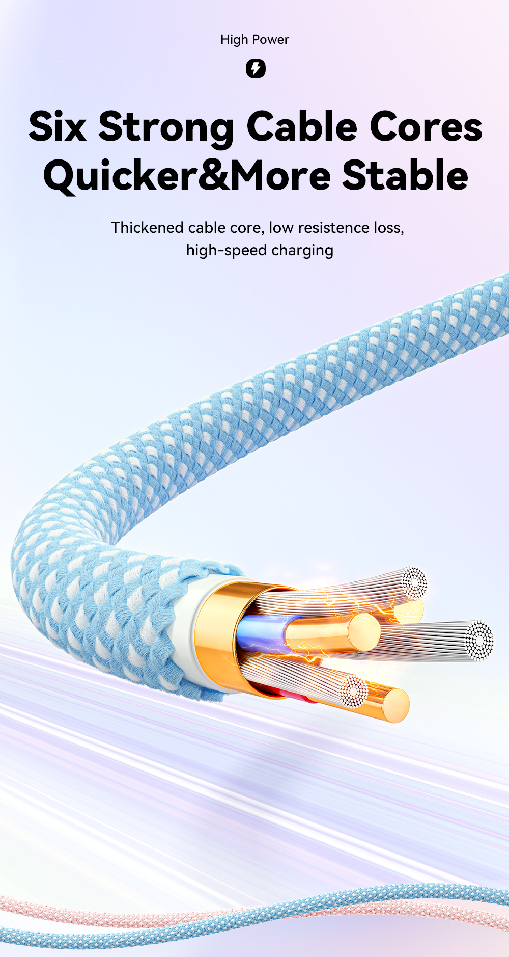 Nylon TPE Material A-C USB A To C Cable 100W ESSAGER ES-X46 Series