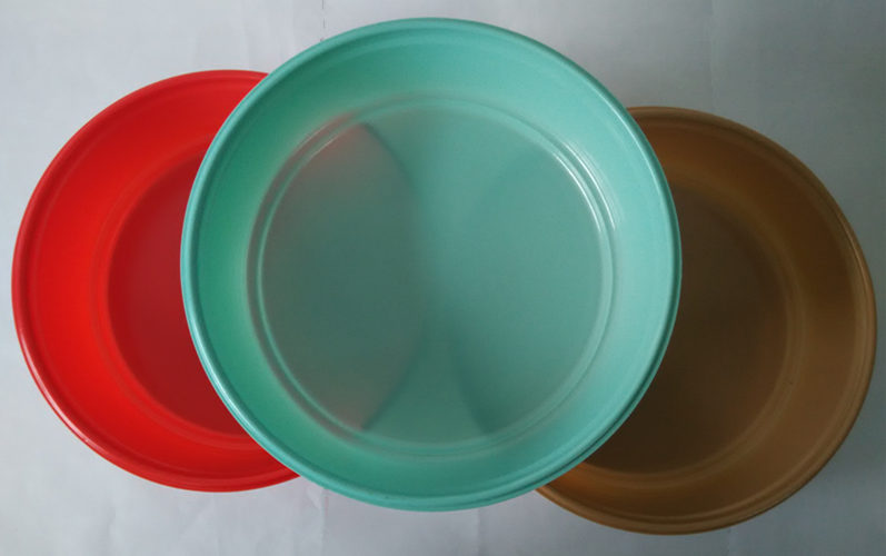Plastic tray for drip tray, blister
