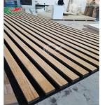 Nontoxic Practical Acoustic Wood Slats , Moistureproof Wood Veneer Acoustic
