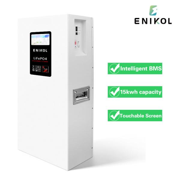 Touchable Screen Wall Mounted 15kwh Lithium Battery 51.2v 300ah Lifepo4 Home