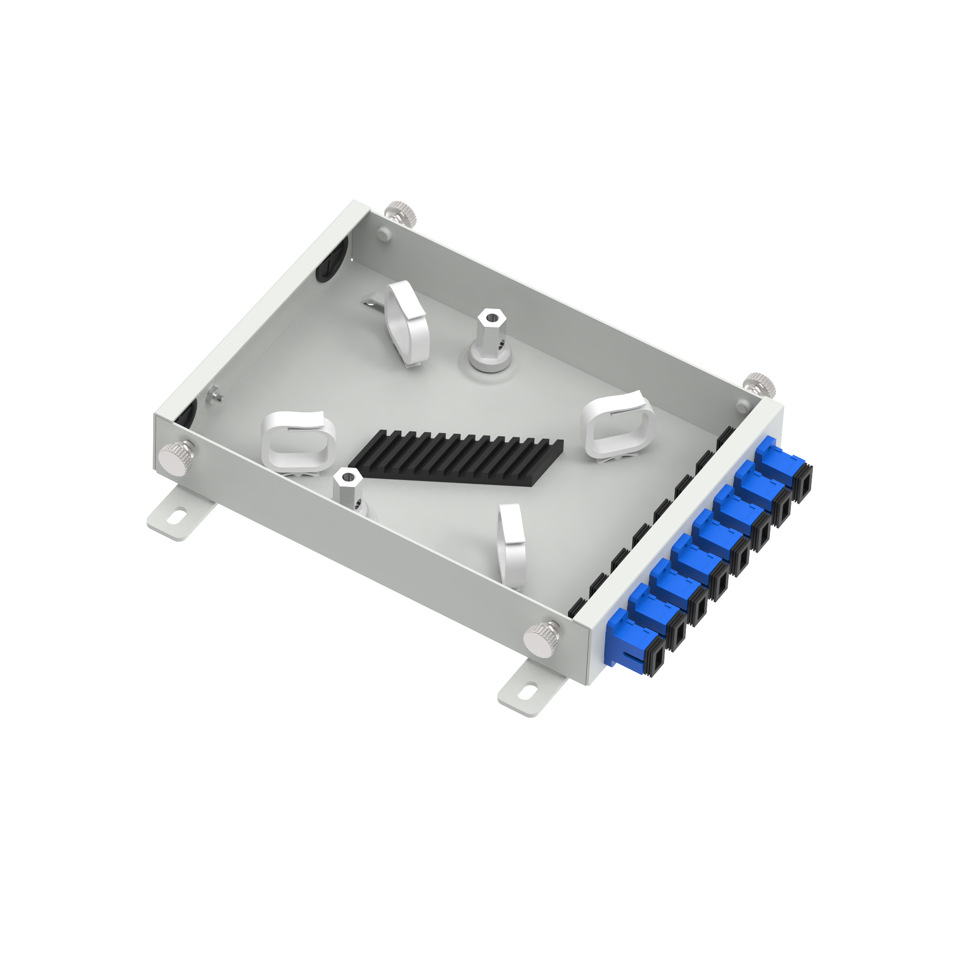 5 Fiber Optic Terminal Box for -Made SC UPC Type 8 Cores Network FTTH/FTTX Distribution