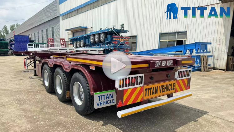 TITAN Tri Axle Container Chassis for Sale  40ft Container Chassis