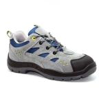 Breathable Factory Safety Shoes Lightweight Cow Suede Leather Shoes Slip