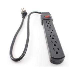 Quality Factory Outlet Home Black Safety Surge Protection Lightning Strip wholesale