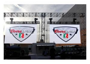 Quality RGB P 10 Outdoor Commercial LED Screen Rental Advertising with 7500 nits Brightness wholesale