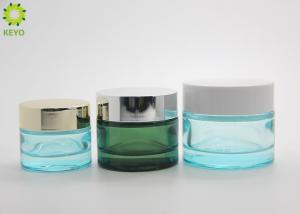 Quality Transparent 15ml 30ml 50ml Glass Cosmetic Cream Jar Custom Painting wholesale